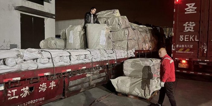 Çin'den İlk Deprem Yardımı Sevkiyatı Yol Çıktı