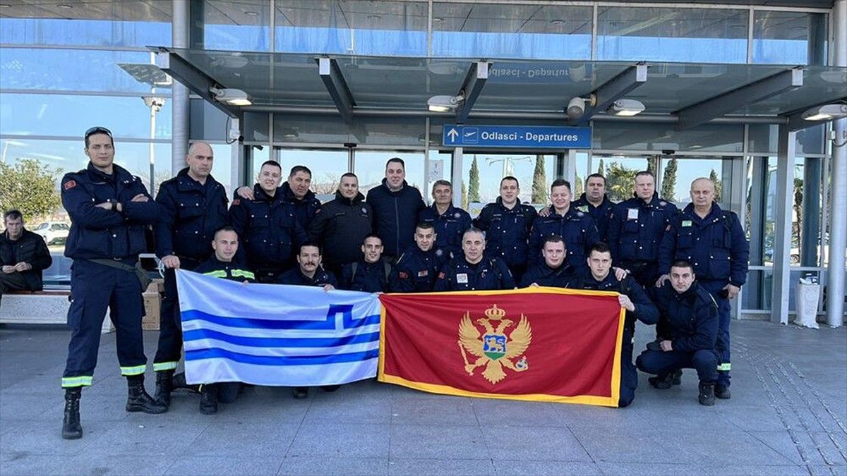 Karadağ, Türkiye'deki Arama Kurtarma Çalışmalarına Desteğini Sürdürüyor