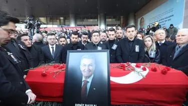 Deniz Baykal, son yolculuğuna uğurlandı.