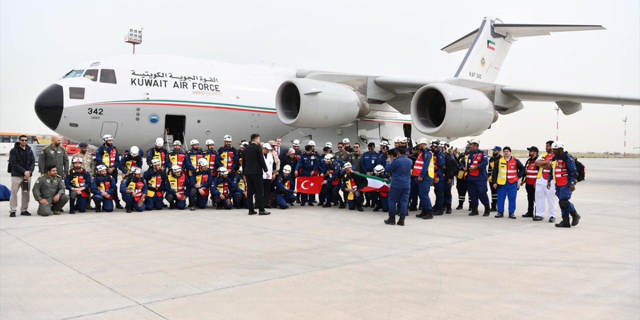 Kuveyt'ten Türkiye'deki Depremzedelere Gönderilen Yardım Uçağı Sayısı 9'a Ulaştı