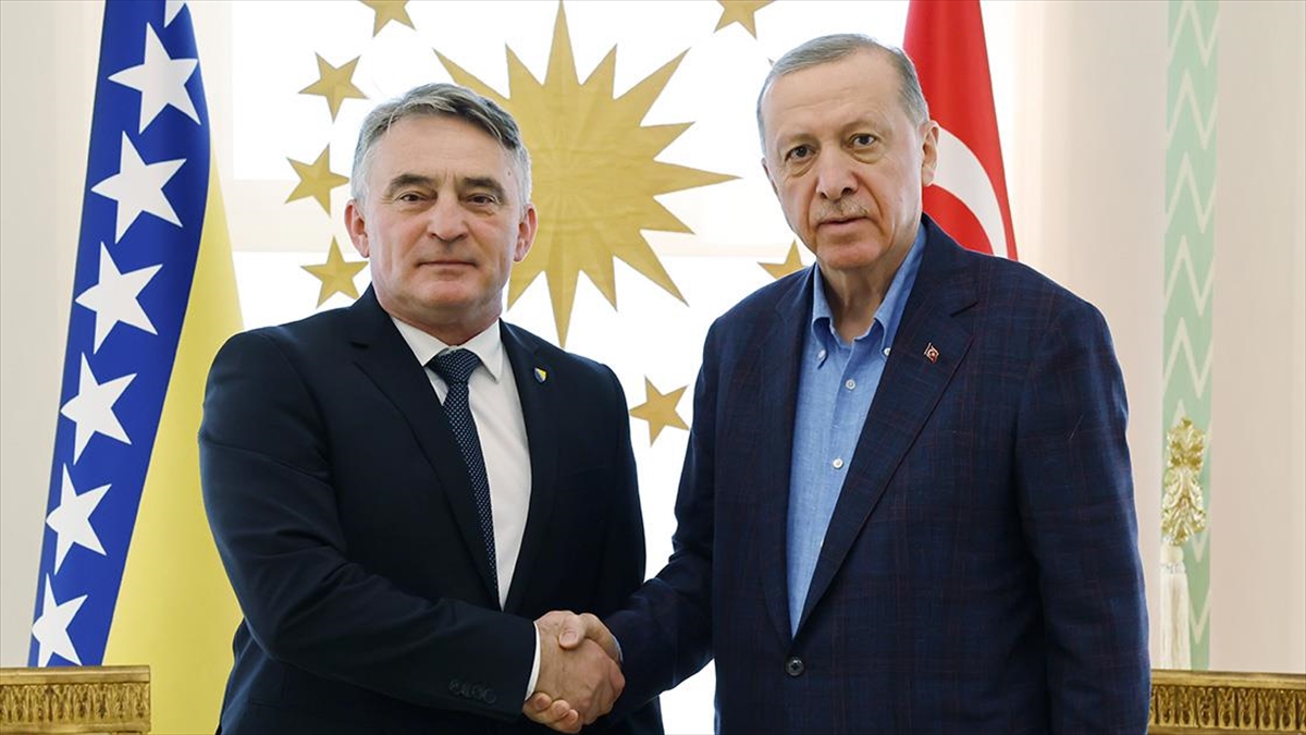 Cumhurbaşkanı Erdoğan, Bosna Hersek Devlet Başkanlığı Konseyi Üyesi Komsic'i Kabul Etti