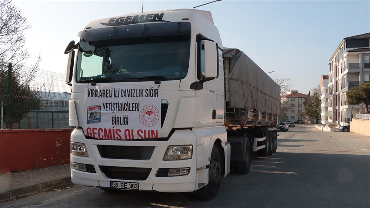 Trakya'dan Deprem Bölgelerine Yardımlar Sürüyor