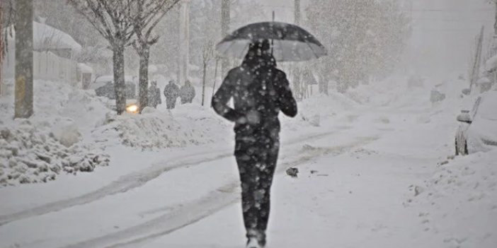 6 il için sarı kodlu kuvvetli kar yağışı uyarısı