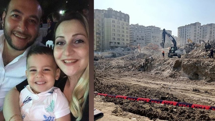 Oğlu, gelini ve torunu için 13 gündür enkaz başında bekliyor