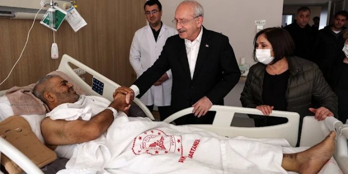 Kılıçdaroğlu depremzedeleri ziyaret etti