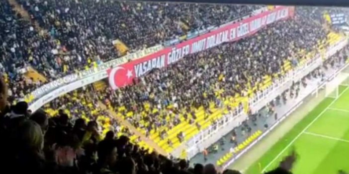Fenerbahçe-Konyaspor maçında "Hükümet istifa" sloganı