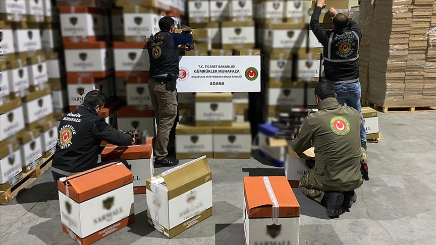 Gümrük Muhafaza'dan 2 İlde "Kaçak Sigara" Operasyonu