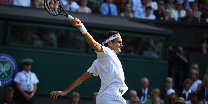 Wimbledon'da Federer'in 'Yüzü' Gülüyor