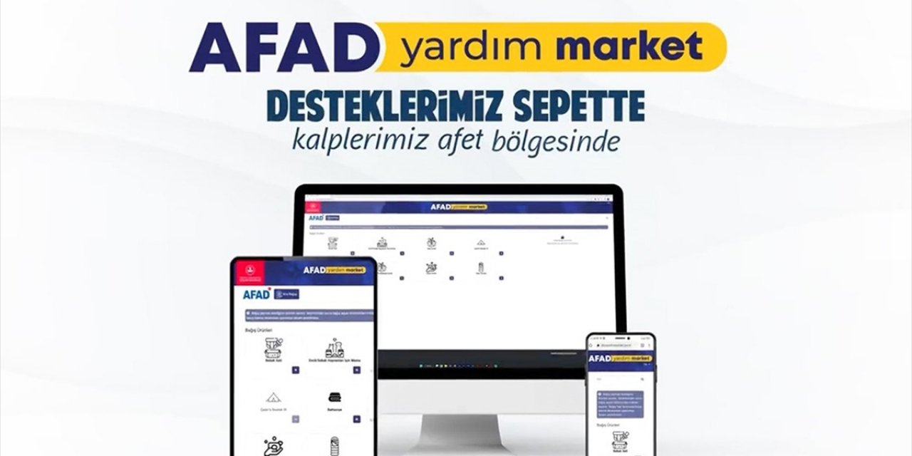 Afad'dan "Yardım Market" Uygulaması