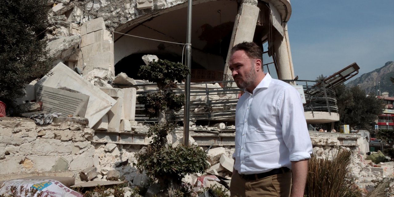 Danimarkalı Bakan Dan Jorgensen Hatay'da İncelemelerde Bulundu