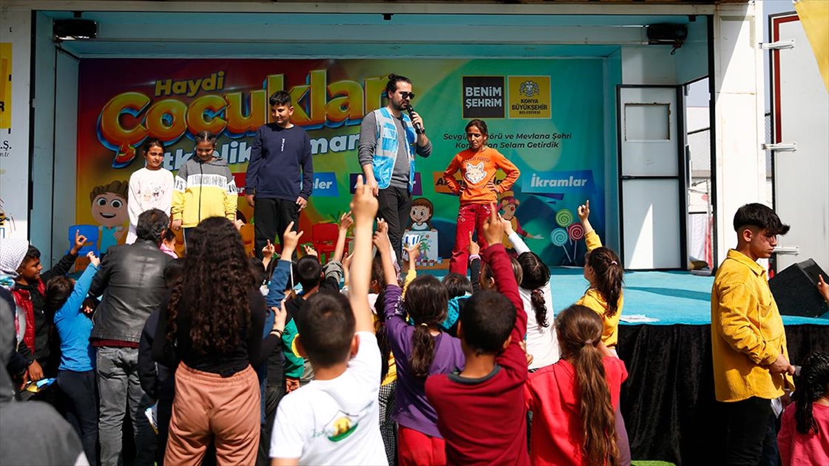 Hataylı Depremzede Çocukların Yüzü Sosyal Etkinliklerle Gülüyor