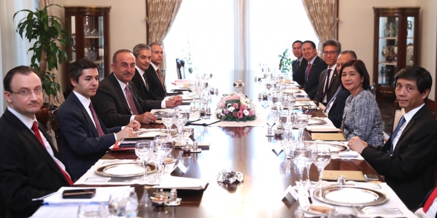 Bakan Çavuşoğlu Asean Ülkelerinin Büyükelçileriyle Bir Araya Geldi