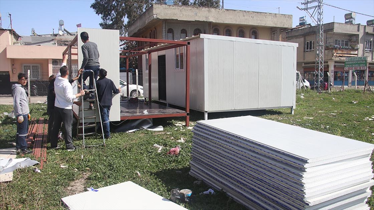 Depremler Adana'da Konteyner Evlere Talebi Artırdı