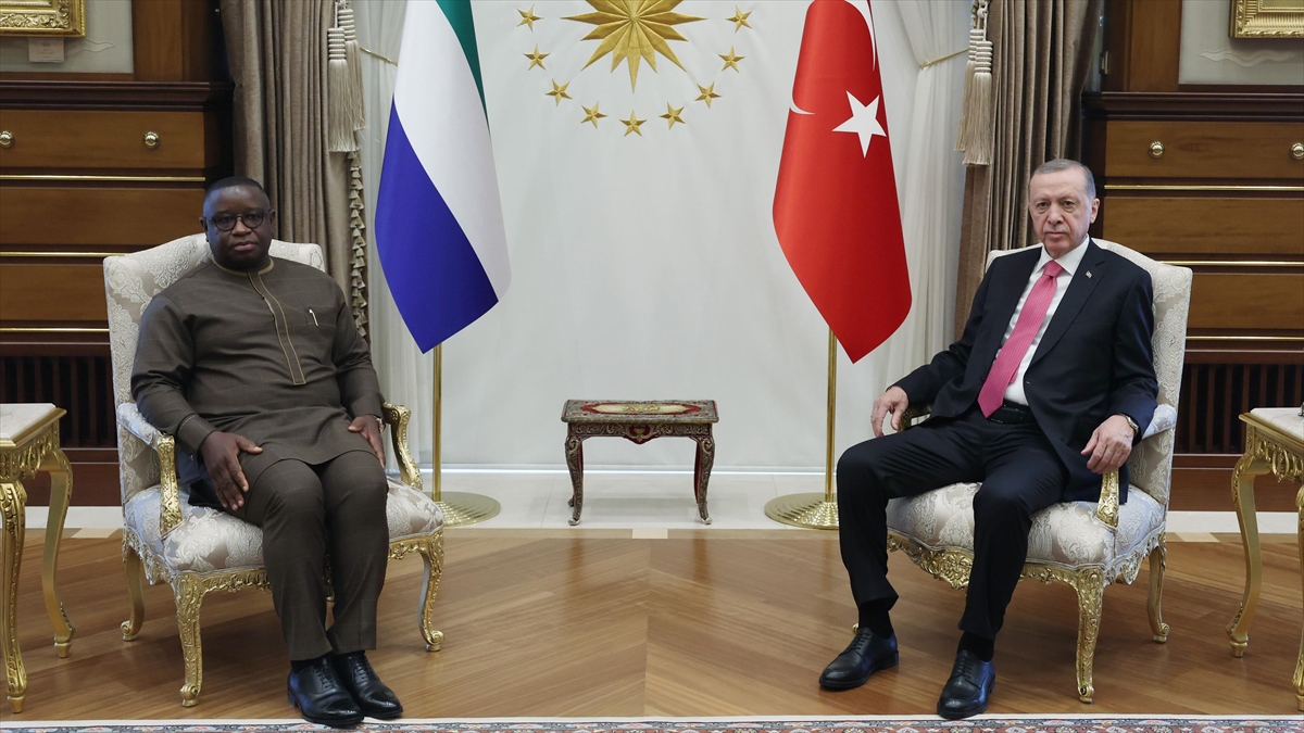 Cumhurbaşkanı Erdoğan, Sierra Leone Cumhurbaşkanı Bio İle Görüştü