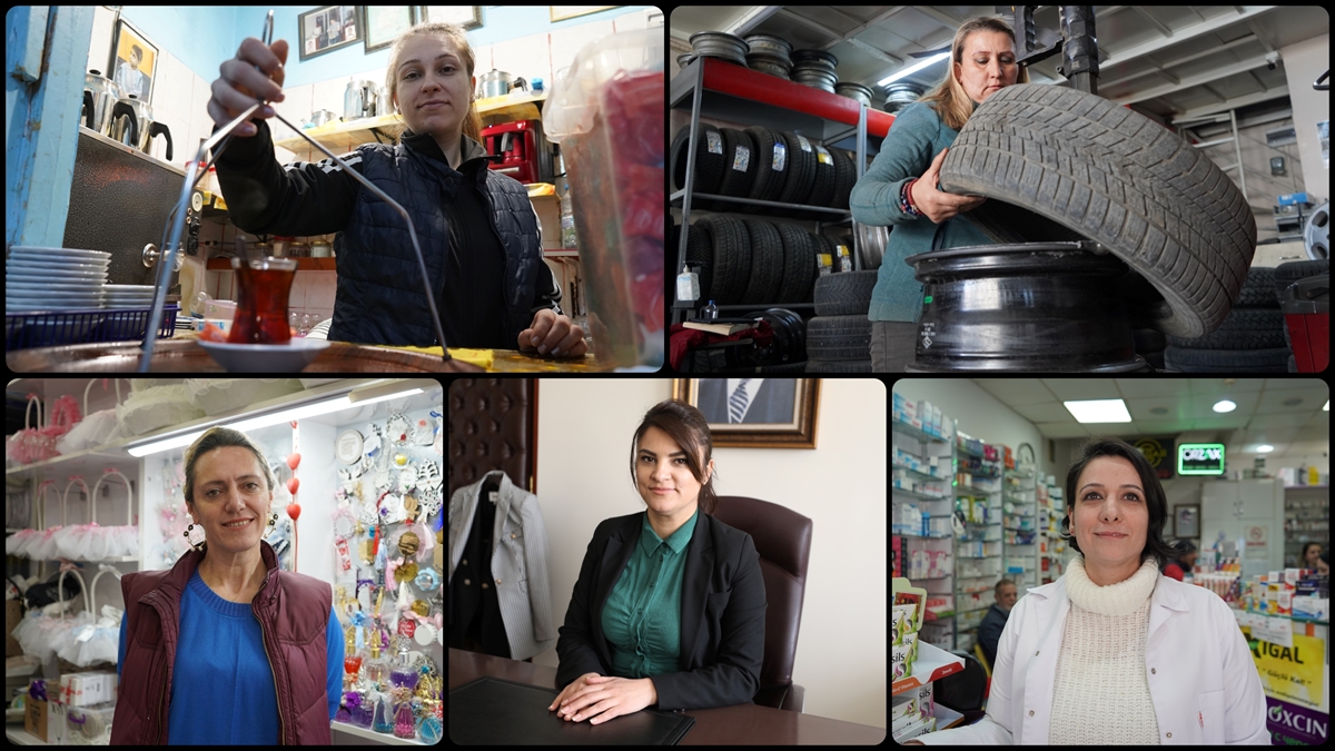 Kadınlar Birçok Sektörde Mesleklerini Başarıyla Sürdürüyor