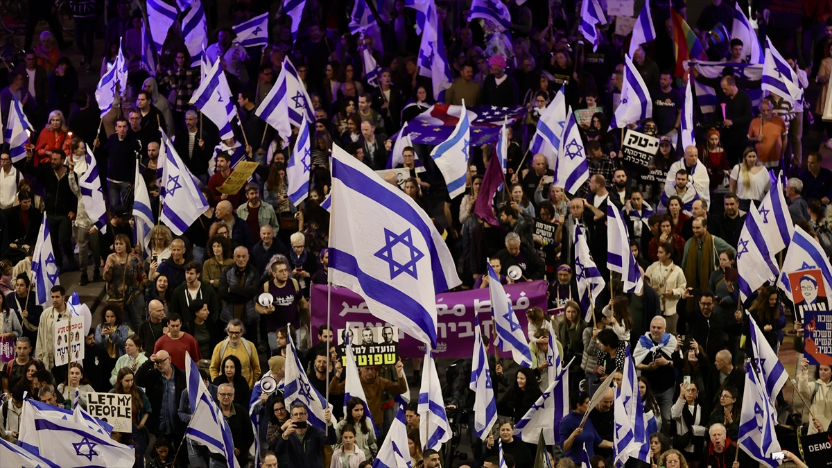 İsrail'de Yedek Askerlerin "yargı Düzenlemesi Protestosuna" İstihbaratçılar Da Katıldı