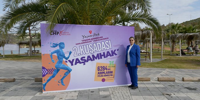 KUŞADALI KADINLAR 8 MART’TA DEPREMZEDELER İÇİN YÜRÜDÜ