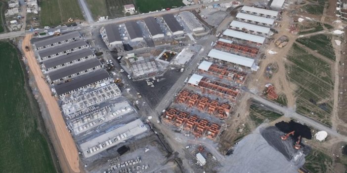 Depremin Vurduğu Nurdağı'ndaki Geçici Barınma Merkezi Havadan Görüntülendi