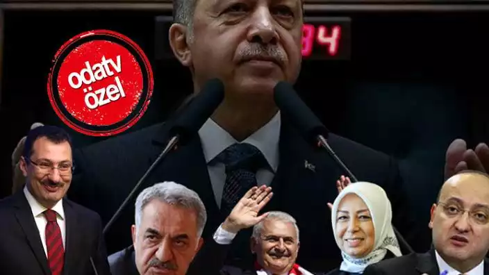 Erdoğan üzerlerini çizdi... Listedeki 76 kişi