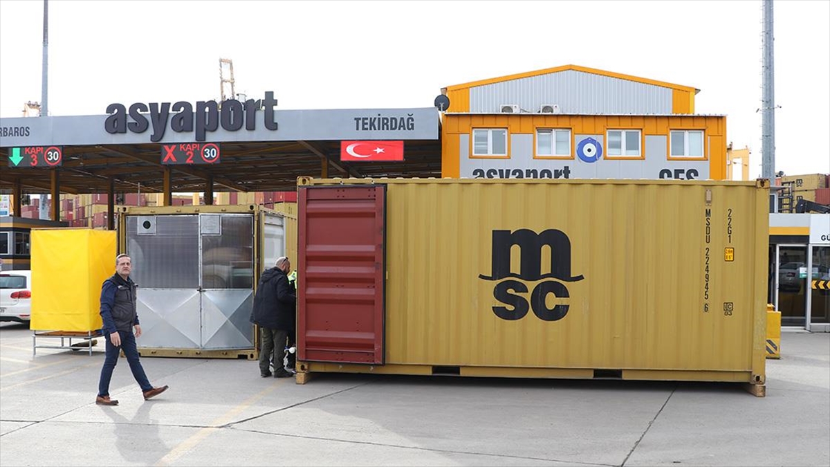 Tekirdağ'da Üretilen Yük Konteynerleri Afetlerde "yaşam Konteyneri"ne Dönüştürülebilecek