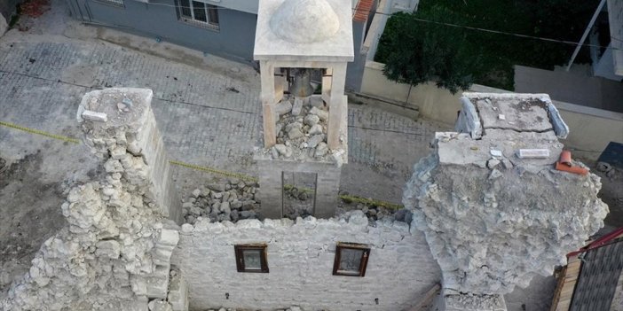 Hatay'daki Maria Ana Rum Ortodoks Kilisesi'nden Geriye Sadece Çan Kulesi Kaldı