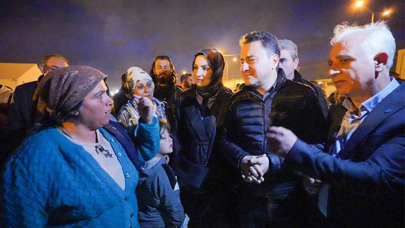 Ali Babacan, deprem bölgesi Malatya'da