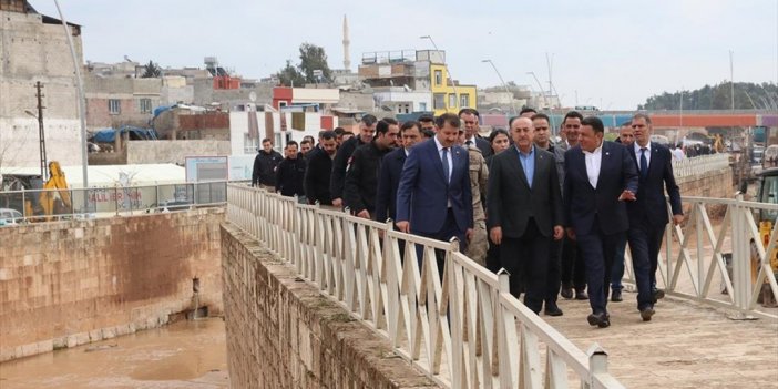 Dışişleri Bakanı Çavuşoğlu Selden Etkilenen Şanlıurfa'da