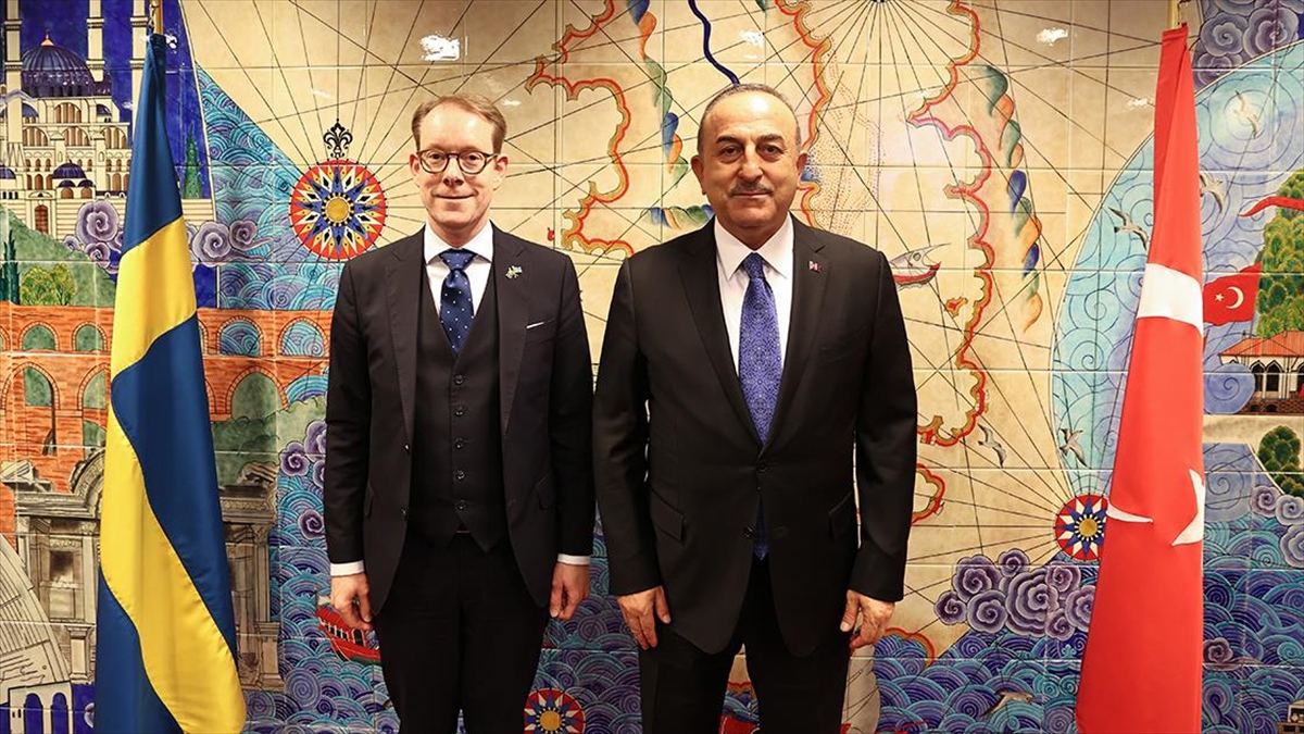 Çavuşoğlu, İsveçli Mevkidaşı Bilström İle Görüştü