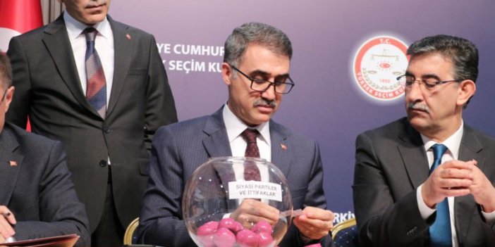 İttifakların ve partilerin oy pusulasındaki yerleri belli oldu