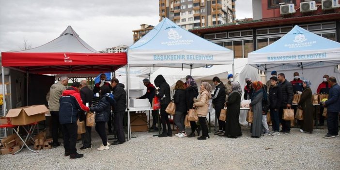 Başakşehir Belediyesi, Ramazanda Depremzedelerin Gönül Sofralarını Bereketlendiriyor