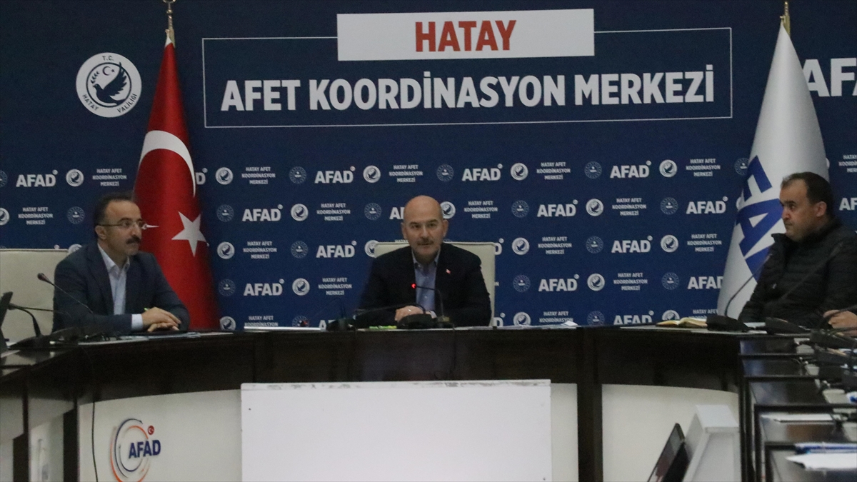 İçişleri Bakanı Soylu: Hatay'ın Tüm İlçeleri Dahil 21 Bin 391 Enkaz Var