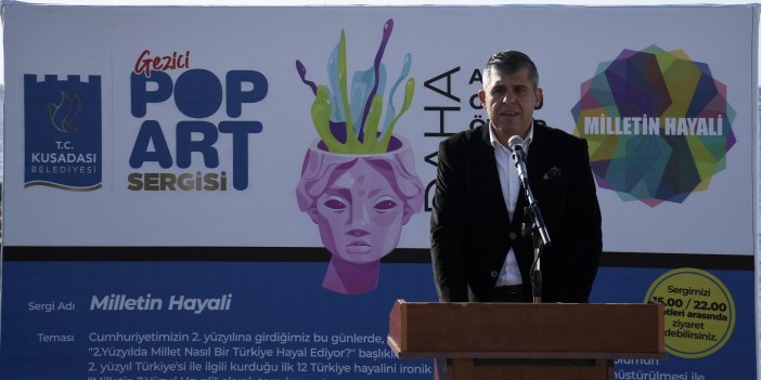 MİLLETİN 2. YÜZYIL  HAYALİ KUŞADASI’NDA SANATA DÖNÜŞTÜ