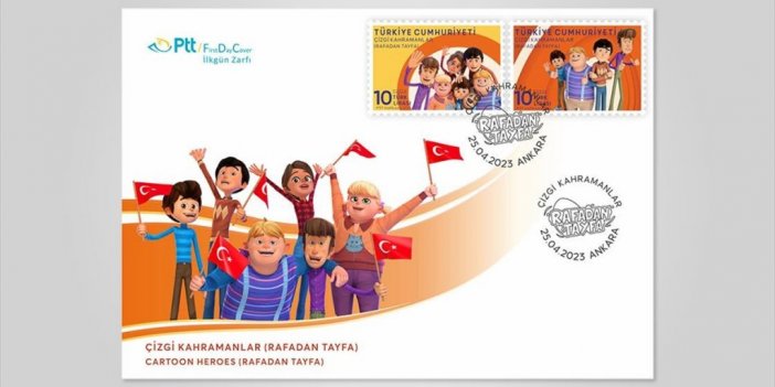 Ptt'den "çizgi Kahramanlar (rafadan Tayfa)" Konulu Anma Pulu