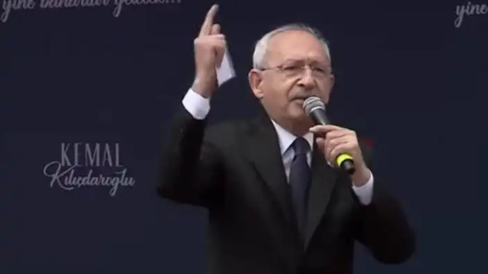 Kılıçdaroğlu, Afyonkarahisar'da halka hitap ediyor