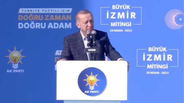 Cumhurbaşkanı Erdoğan: İzmir bu masayı sandığa gömer