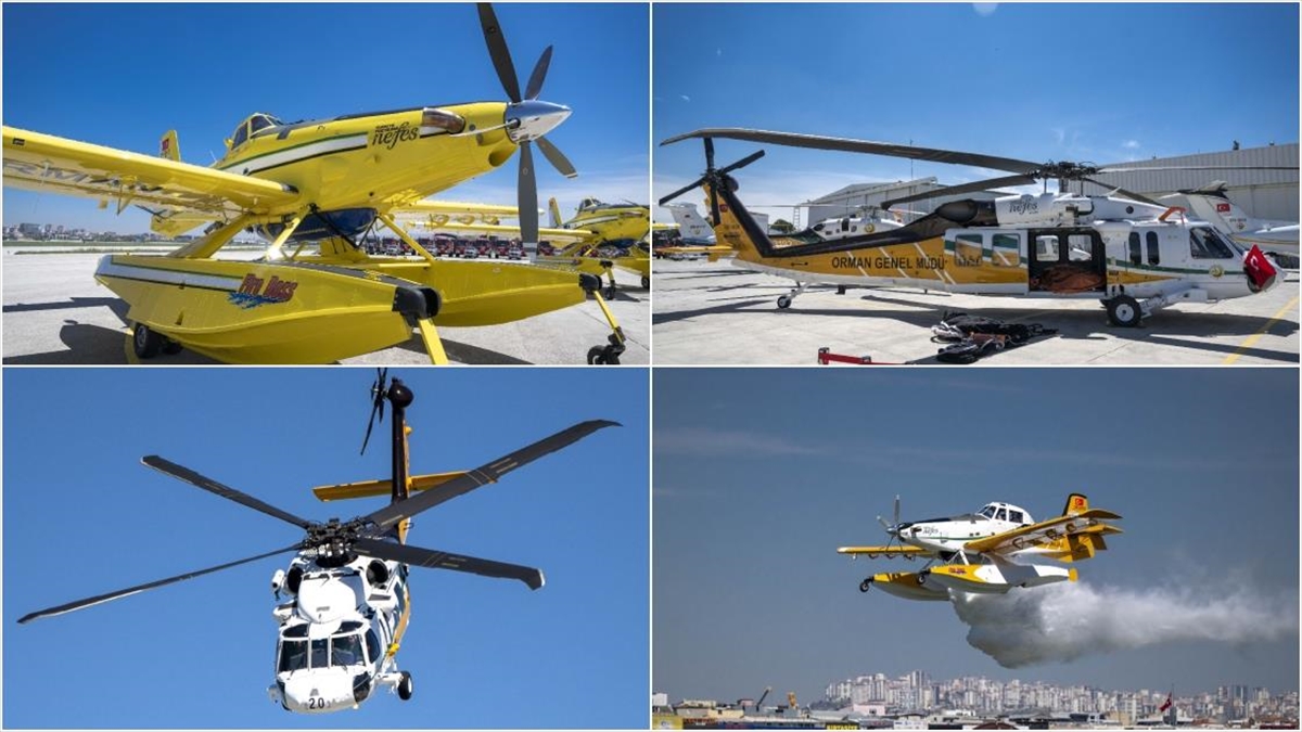 Ogm Orman Yangınlarıyla Mücadelede Hava Gücüne Güç Kattı