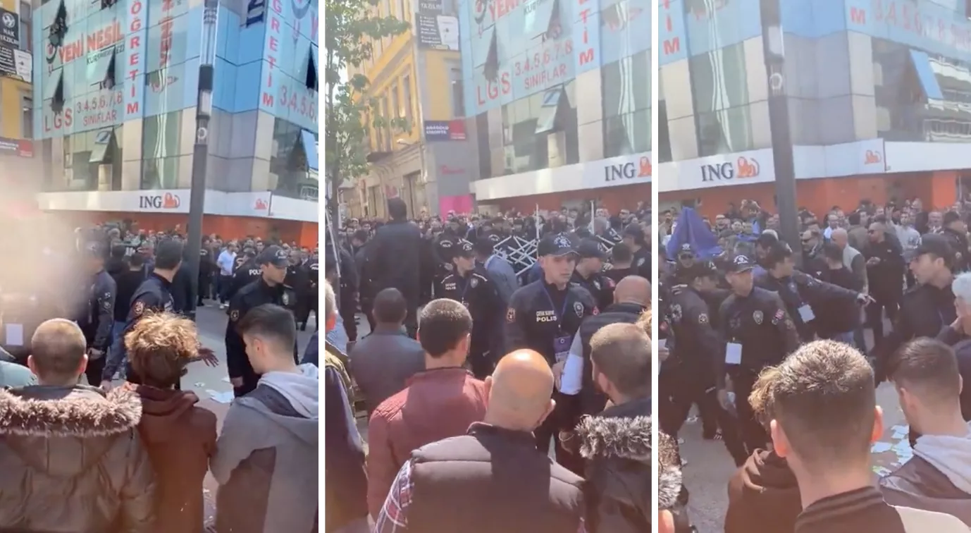 Trabzon'da HÜDA-Par Çadırına Tepki