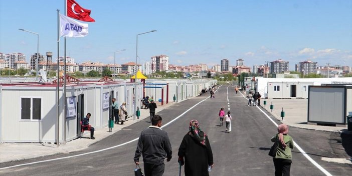 Diyarbakır'da Kurulan Konteyner Kente 900 Depremzede Yerleştirildi