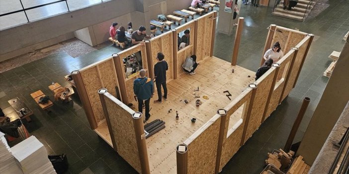 Japon Mimarın Deprem Bölgesine Özel Tasarımı "kağıt Masura Evi" Hatay'a Gönderildi