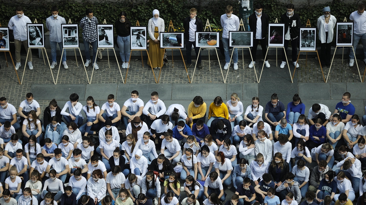 Bosna Hersek'te 1992-1995'teki Saraybosna Kuşatmasında Öldürülen 1601 Çocuk Anıldı