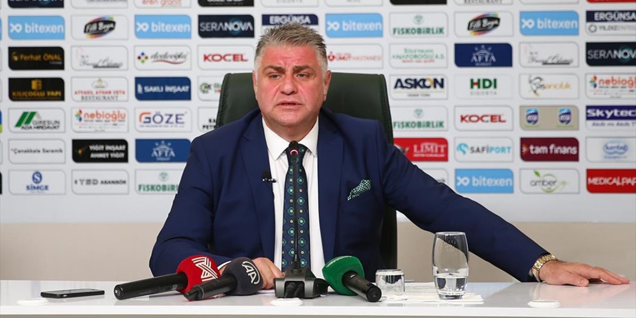 Giresunspor Kulübü Başkanı Yamak: Şansımız Olsun