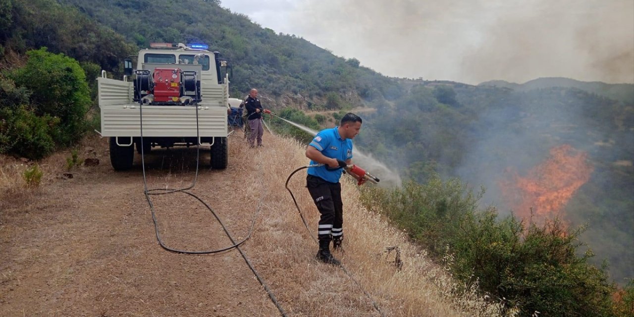 Kktc'nin Yeşilırmak Köyünde Çıkan Yangın Kontrol Altına Alındı