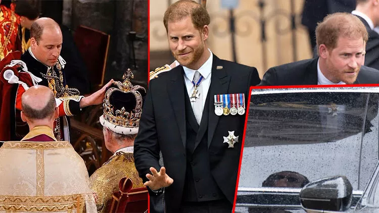 Dünyanın önünde rezil oldu... Taç giyme töreninde kimse yüzüne bakmadı: Madem öyle neden geldin Harry?