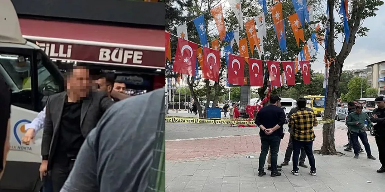 AK Partililerle CHP'liler arasındaki tartışma büyüdü: 2 yaralı, 1 gözaltı