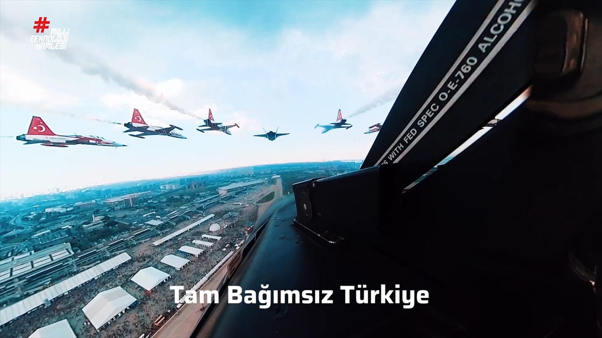 Teknofest'in "tam Bağımsız Türkiye Marşı"nın Klibi Yayınlandı