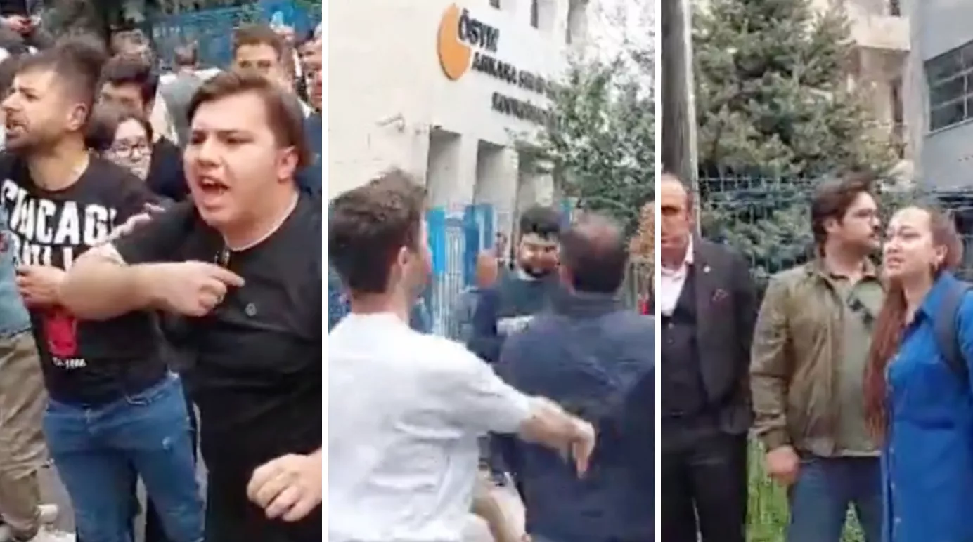 Muharrem İnce'nin Adaylıktan İstifasını Açıklamasının Ardından Partililer Basın Mensuplarına Tepki Gösterdi