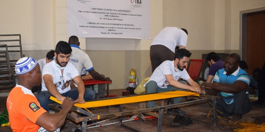 Nijerli Gençler Ve Tika Gönüllüleri El Sanatları Atölyesinde Buluştu