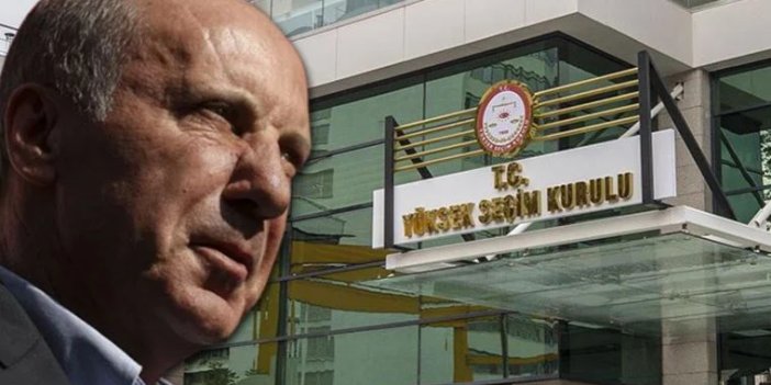 YSK'den 'Muharrem İnce' kararı