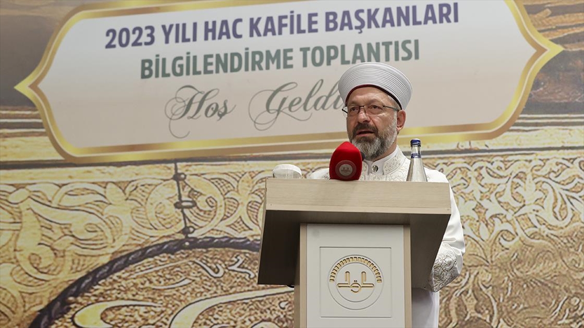 Diyanet İşleri Başkanı Erbaş: Hac Organizasyonları İçerisinde Her Zaman En İyi Olmaya Gayret Ediyoruz