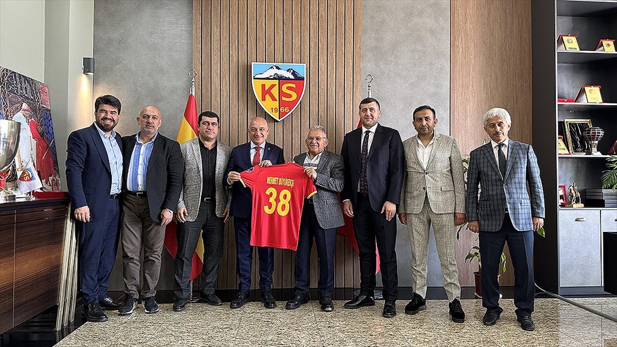 Tff Başkanı Mehmet Büyükekşi, Kayserispor'u Ziyaret Etti